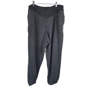 Aerie Corset Sherpa Fleece Zipper Athletic Athleisure Womens Sweatpants XXL NWT